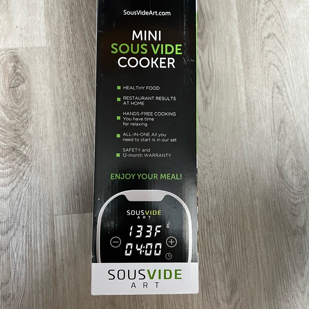 SousVide Art Mini Sous Vide Cooker Precision Cooker Immersion Circulator NIB - Picture 4 of 5